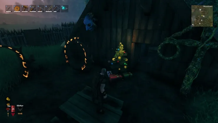 Valheim wird weihnachtlich, Rüstungsständer und gezähmte Wölfe verstummen